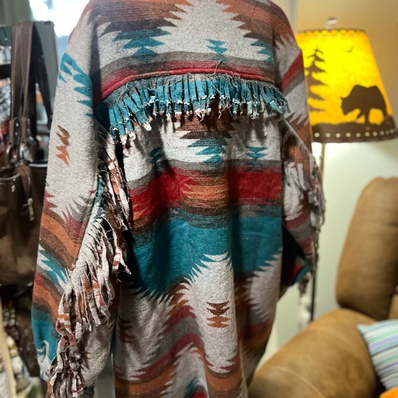 Pendleton fringe Navajo jacket - Picture 2 of 2